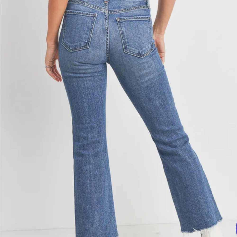 Just Black Women's Blue Ankle & Cropped Jeans